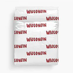 Wisconsin Badgers Duvet Cover