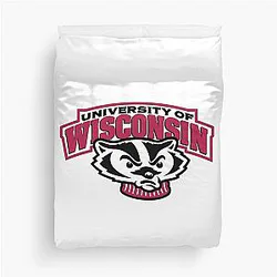 Captivating Wisconsin Badgers Duvet Cover