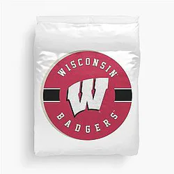 Fascinating Wisconsin Badgers Duvet Cover