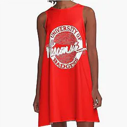 Wisconsin Badgers - The Game A-Line Dress
