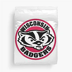 Extraordinary Wisconsin Badger Duvet Cover