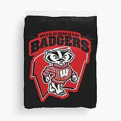 Classy Wisconsin Badgers Duvet Cover
