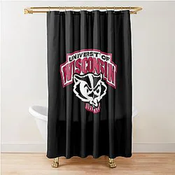 Cool Wisconsin Badgers Shower Curtain
