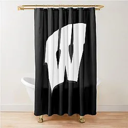 Wisconsin Badgers Madison WI Iphone Case Shower Curtain