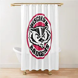 Extraordinary Wisconsin Badgers Shower Curtain