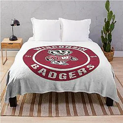 Charming Wisconsin Badgers Design Blanket