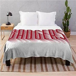 Wisconsin Badgers Fading Blanket