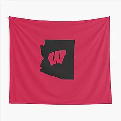 Wisconsin Badgers Fans in Arizona Tapestry