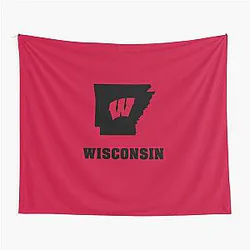 Wisconsin Badgers Fans in Arkansas Tapestry