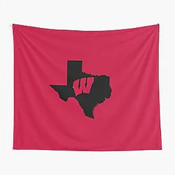 Wisconsin Badgers Fans in Texas Tapestry