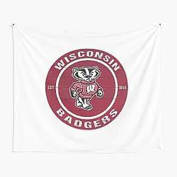 Wisconsin Badgers Football Tapestry