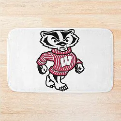 Wisconsin Badgers Bath Mat