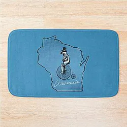 Outdoor Bath Mat for Wisconsin Badgers