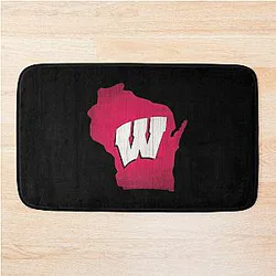Wisconsin Badgers Bath Mat