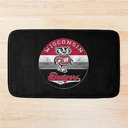 Creative Wisconsin Badgers Design Bathmat