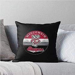 Creative Wisconsin Badgers Design Pillow