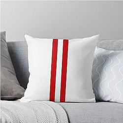 Wisconsin Badgers Throw Pillow