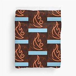 Wizard101 Fire Symbol Duvet Cover