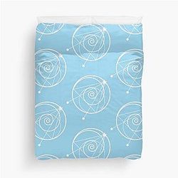 White Wizard101 Duvet Cover