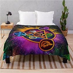 Wizard101 The Spiral Schools Throw Blanket