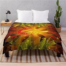 Wizard101 - Fire School Throw Blanket