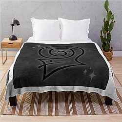 Wizard101 Death Casting Symbol Throw Blanket