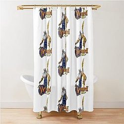 Wizard101 Zeus Gift, Zeus Design Shower Curtain