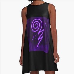 Wizard101 Storm Casting Symbol A Line Dress