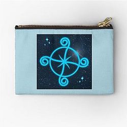 Wizard101 - Ice Casting Symbol Zipper Pouch