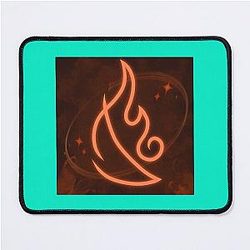 Wizard101 Fire Symbol Mouse Pad