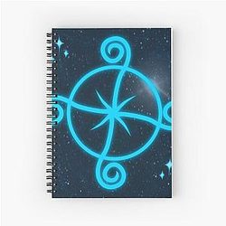 Wizard101 Ice Casting Spiral Notebook