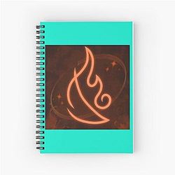 Wizard101 Fire Casting Spiral Notebook