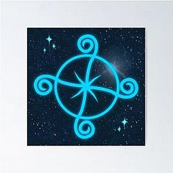 Wizard101 Ice Casting Symbol Poster