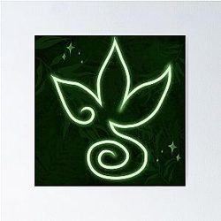 Wizard101 Life Casting Symbol Poster