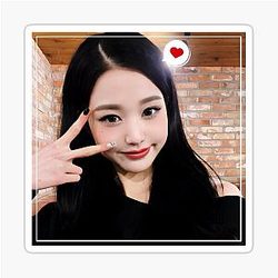IVE Wonyoung Smile Sticker