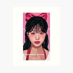 IVE Wonyoung Fanart Art Print
