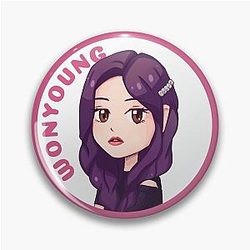 Buenos Aires IZ*ONE Wonyoung Chibi Pin
