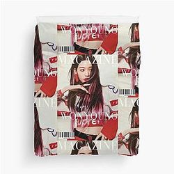 IVE Wonyoung magazine Duvet Cover