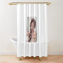 Wonyoung Wink Shower Curtain