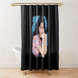 Wonyoung White Shower Curtain