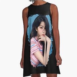 Wonyoung White A-Line Dress