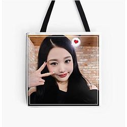 IVE Wonyoung Smile All Over Print Tote Bag