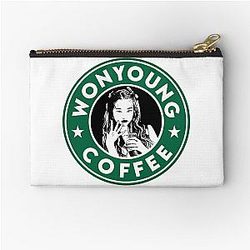 You Young Coffee Zipper Pouch