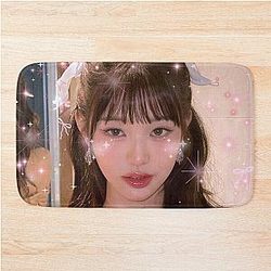 IVE Wonyoung Coquette Pink Bows Bath Mat