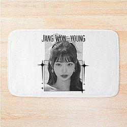 IVE Jang Wonyoung Kpop Girl group K-music south korean girl group Cozy Y2K Vintage Design Bath Mat