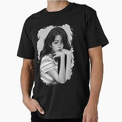 Wonyoung White Black Premium T-Shirt