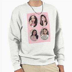 IVE Wonyoung Coquette Pink Pullover Sweatshirt