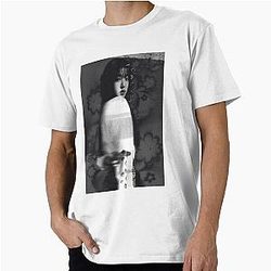 WONYOUNG IVE b&w flower design T-Shirt