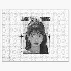 IVE Jang Wonyoung K-pop Girl group K-music South Korean Girl group Scrapbook Cozy Y2K Vintage Design Jigsaw Puzzle