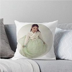 Ize "WonYoung Hanbok Throw Pillow" to : WonYoung Hanbok Throw Pillow